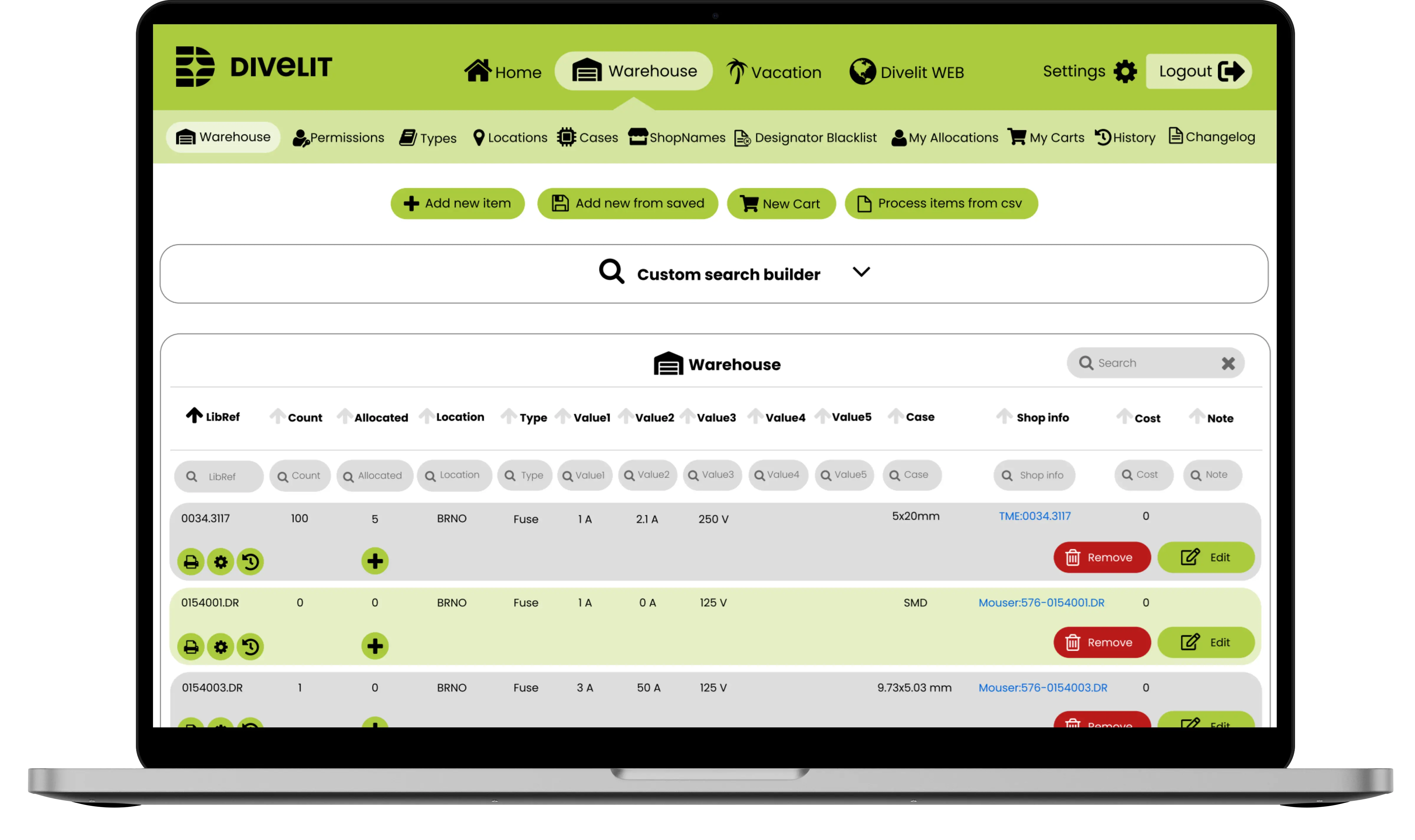 screenshot-divelit-interního-systému